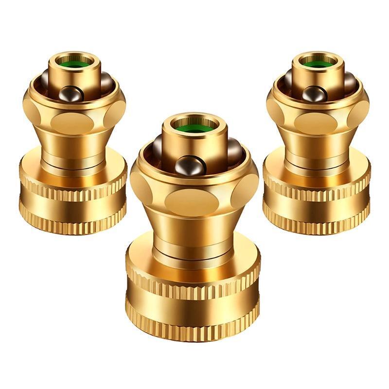 Brass Hose Nozzle Watering Sprayer Garden Twist Hosed Nozzles Watering Flowers