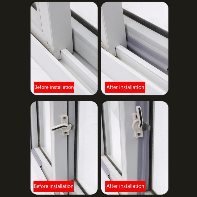 3 Pcs Window Seam Sealing Strip Sliding Door Bottom Seam Sealing Strip 2m/6.56ft