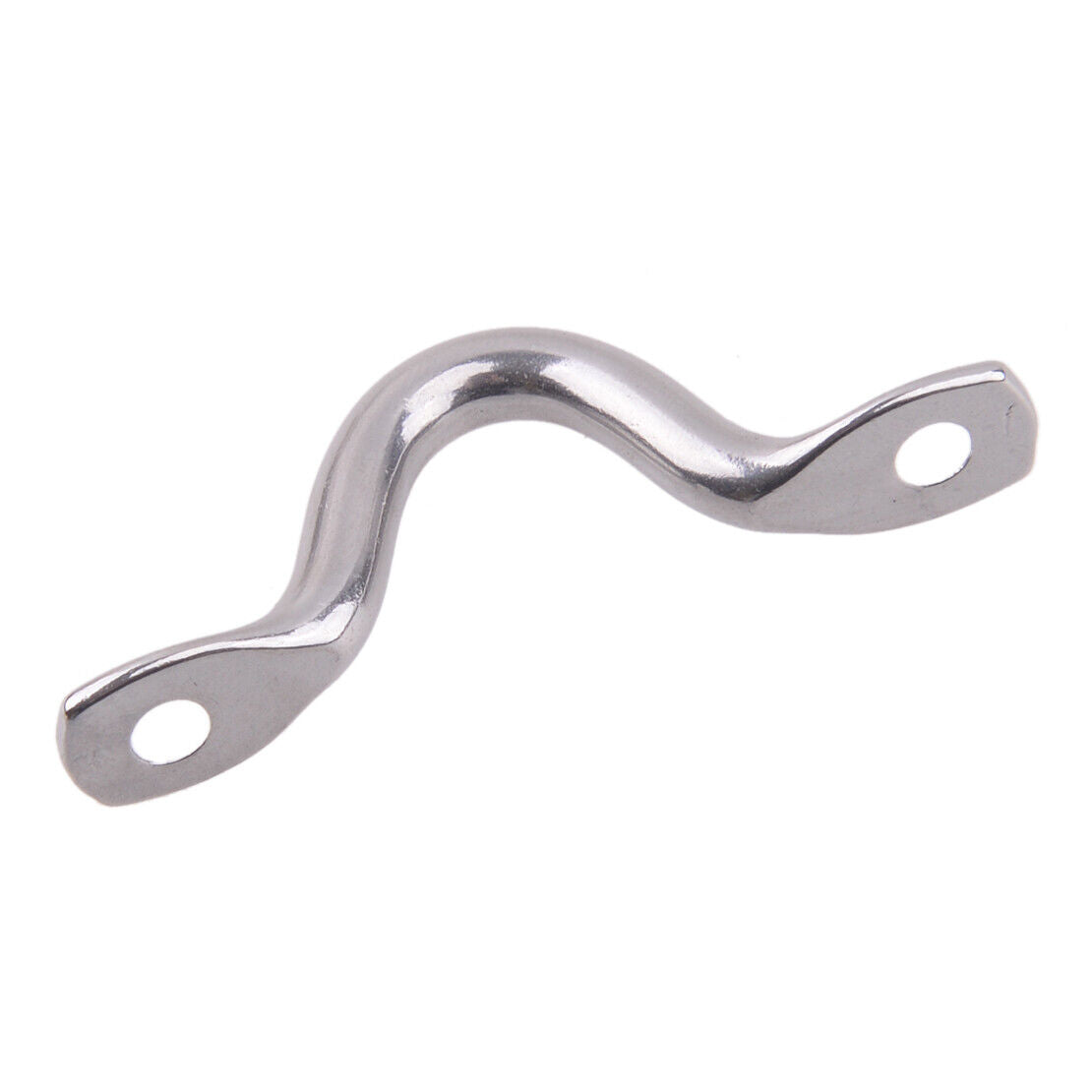 8pc 5mm Top Pad Wire Eye Straps Boat Deck Plate Staple Ring 316 Stainless Steel