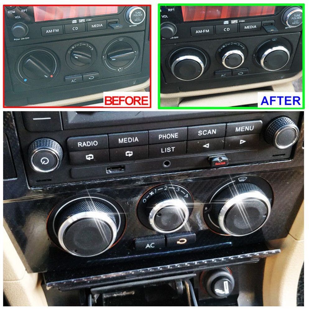 Control Switch Air Conditioning  Heater A/C Knob For VW Passat B5 Bora Golf MK4
