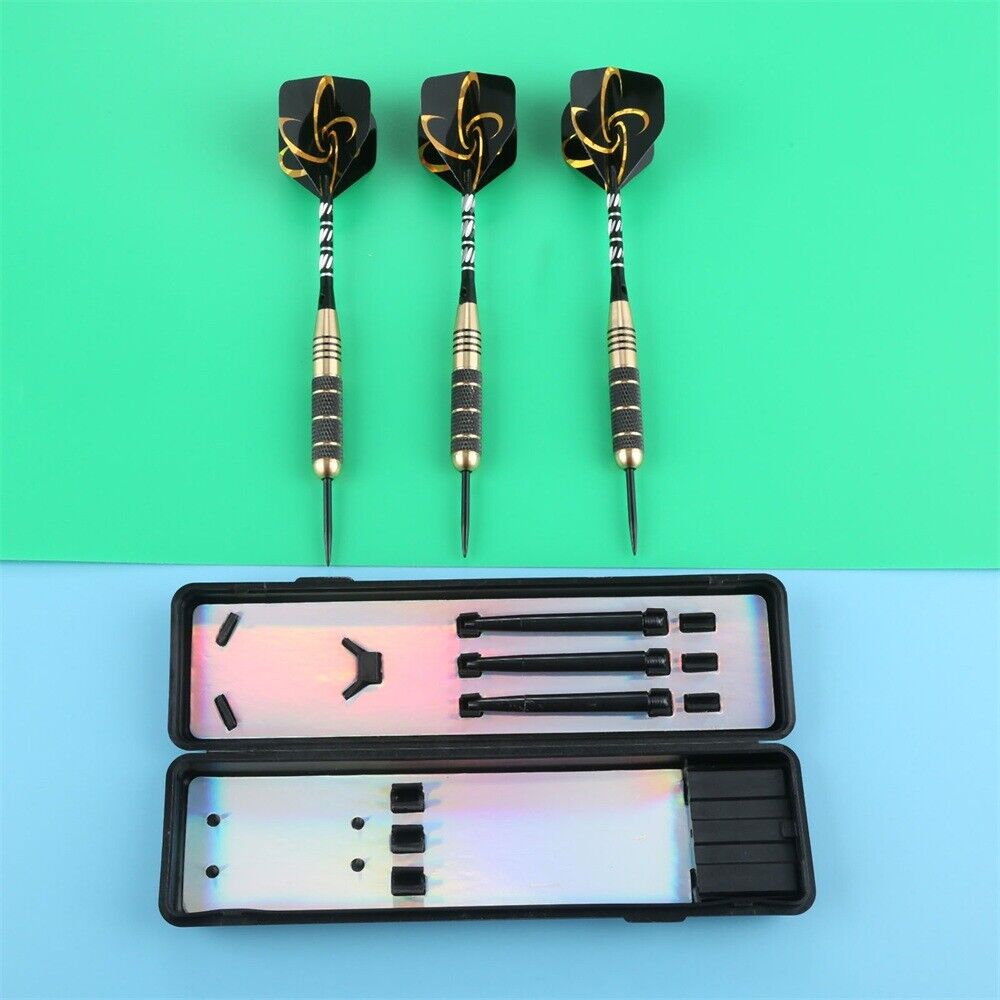 3pc Boomerang 24g Darts & Box Copper Black Nickel Barrel Dart Fans Friend Gift