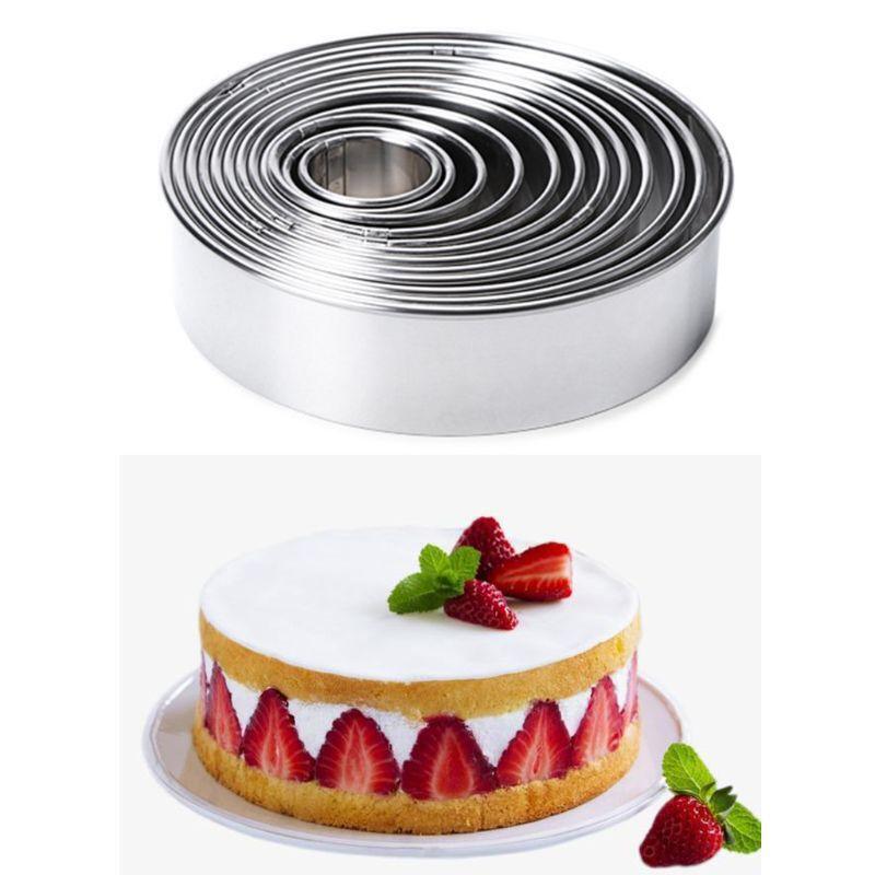 Biscuit Cutters Round Shaped Stainless Steel Material Circle Round Cookie Cutter