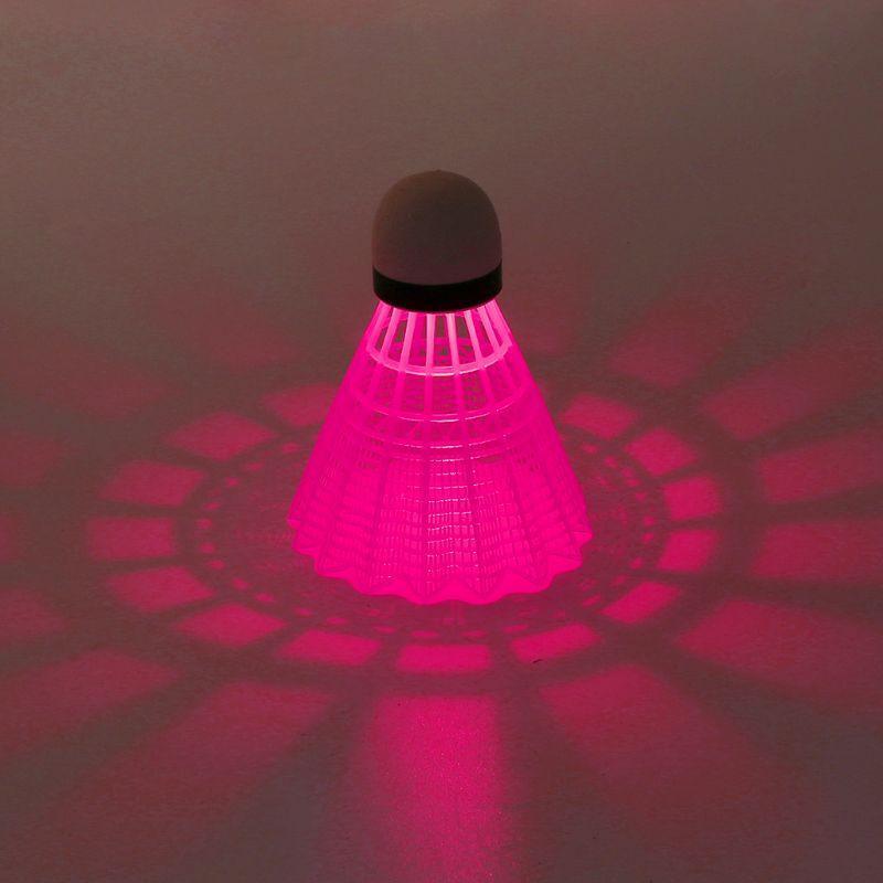 4Pcs LED Badminton Durable Shuttlecocks Indoor Outdoor Gym Sports Accessories