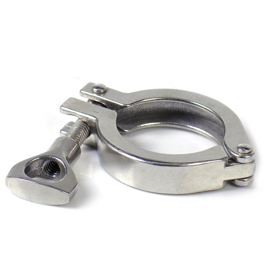 1.5" Heavy Duty Tri Clamp Clover 201 Stainless Steel 50.5mm OD Ferrule Flange Li