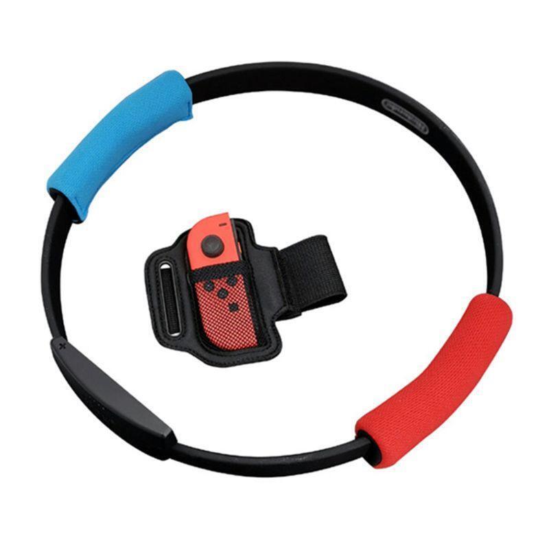 1Set 6In1 Elastic Leg Strap Sport Band Ring-Con Grips Rocker Cap for NS Switch