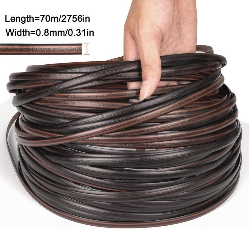 220ft DIY Furniture Rattan Material Gradiant Brown for Handmade Basket Tray Box