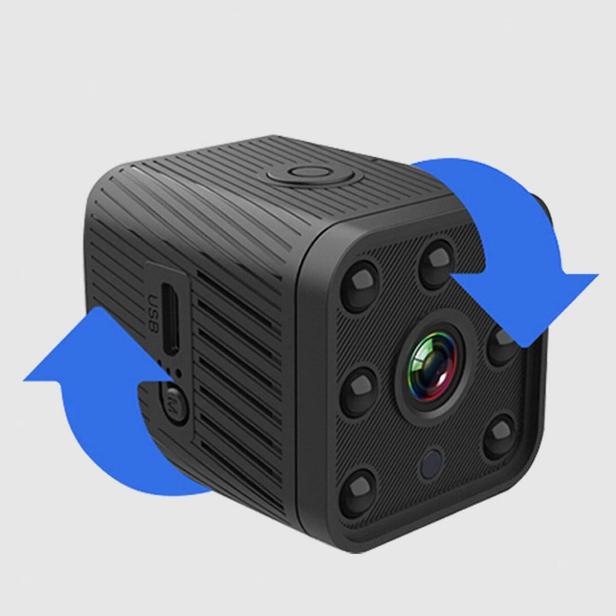 Small Wearable Camera  Personal Camera   Rechargeable Compact 1080P