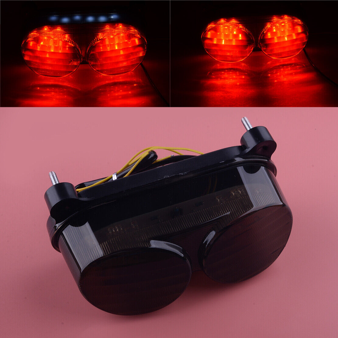 12V LED Tail Brake Light Turn Signal Fit For Kawasaki ZZR600 ZR7 ZX6R ZX9R ZX900