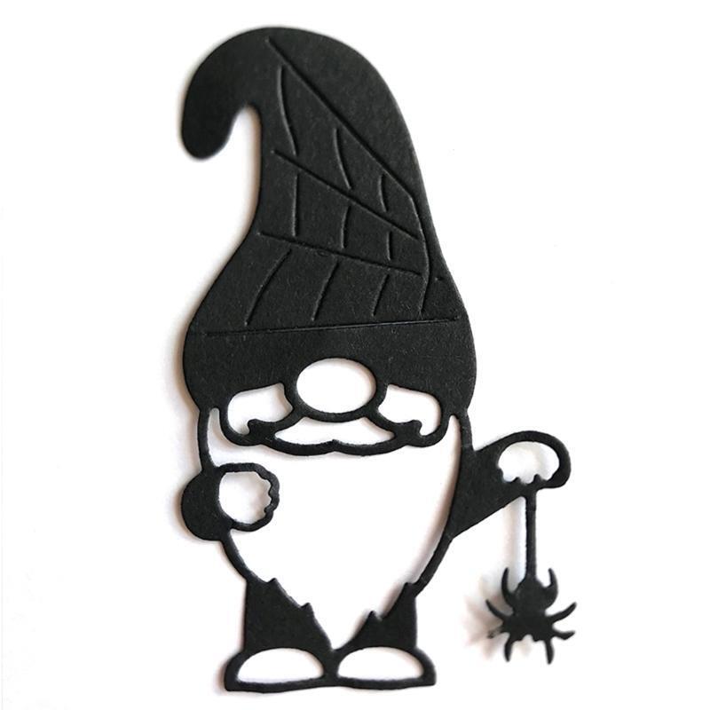 Halloween Gnome Metal Cutting Dies Stencil Scrapbook Album Paper Card Template