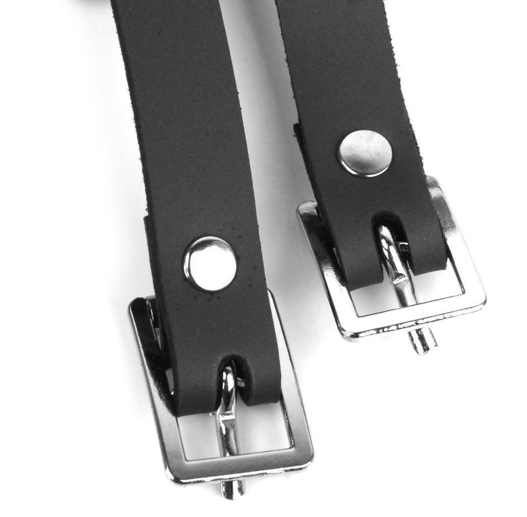 1 paar 20 Inch  Leather Spur Straps Belt with  Buckle