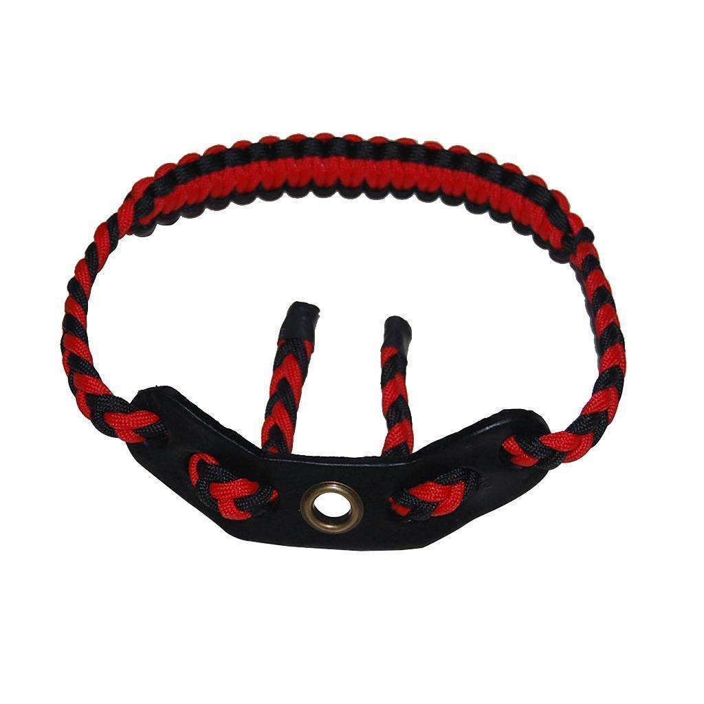 Prettyia Archery Braided Paracord Compound Bow Adjustable Wrist