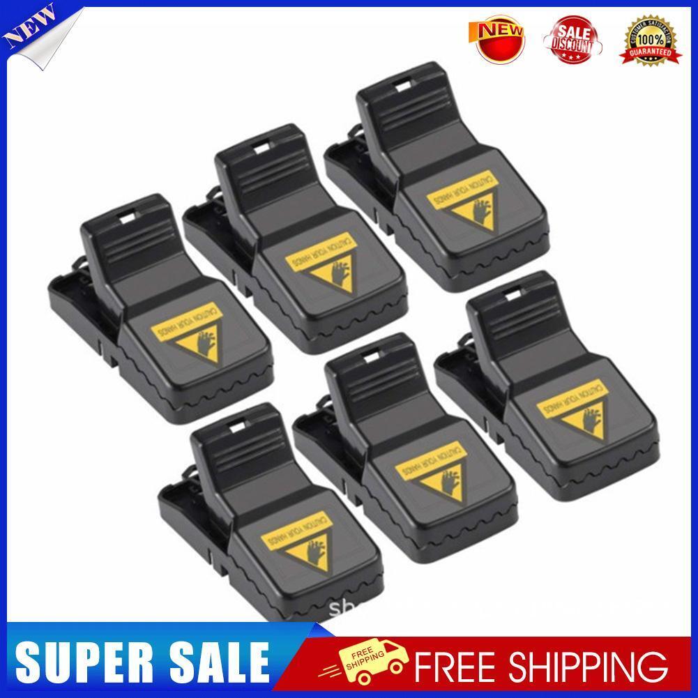 6pcs Reusable Plastic Mouse Trap Mice Catching Rats Control Rodent Catcher