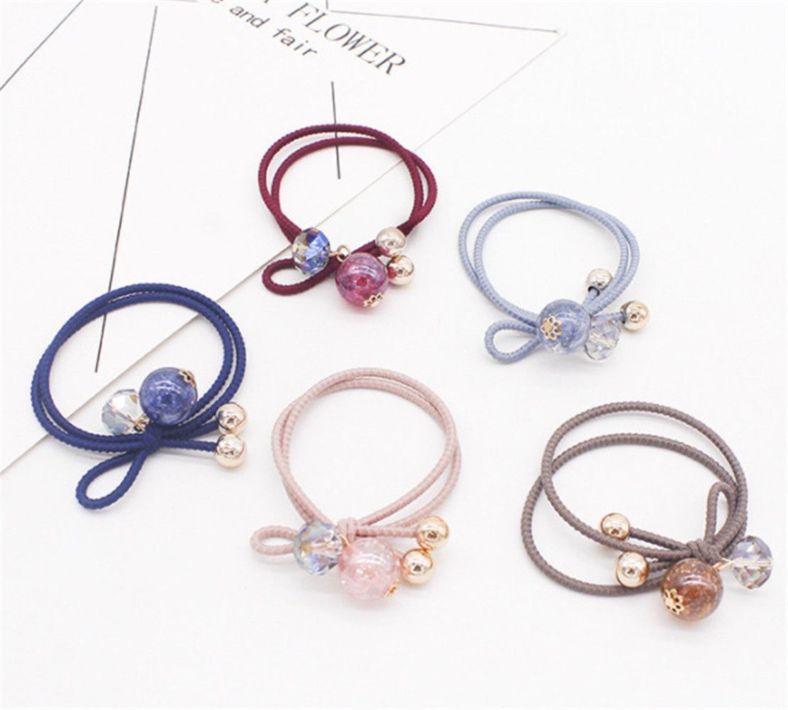 Women Girl Hair Accessories High Elastic Hair Ring Candy Hair Tie Hair Tie Rope