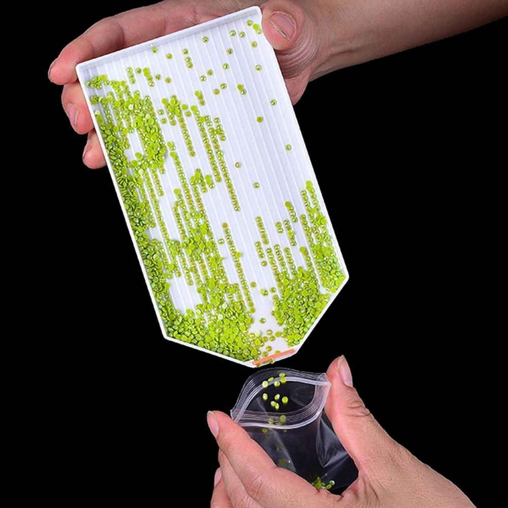 New Square Large 5D Acrylic Point Drill Tray Plate Plastic  Diamond Painting