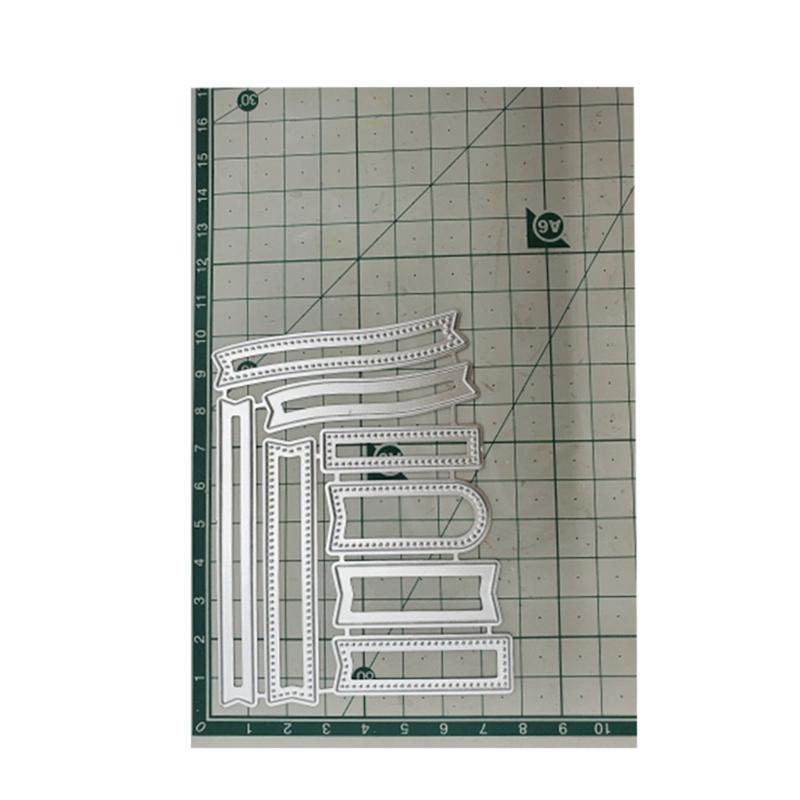 Rectangle Border Shape Carbon Steel Cutting Dies DIY Scrapbooking Photo Album