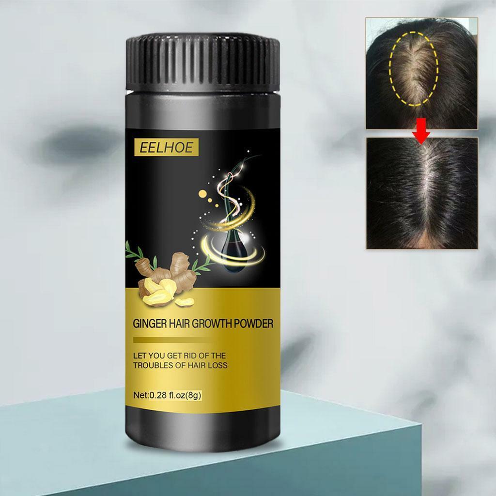 Ginger Hair Growth Powder Repair Treatment Natural Formula Mild Formula Tools
