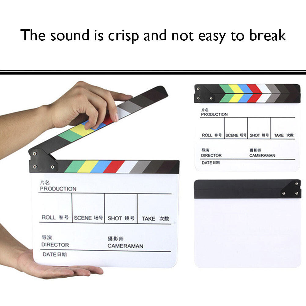 Director Video Scene Clapperboard TV Movie Clip Film Action Clapper Board