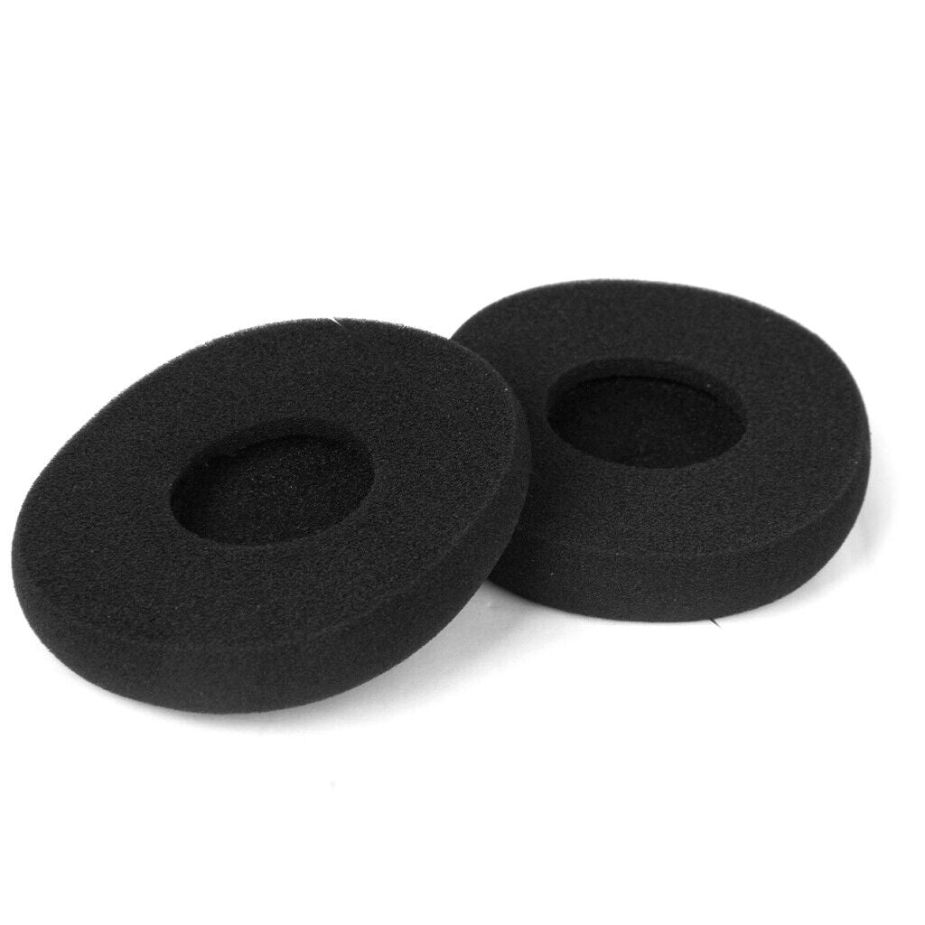 2x High Elastic Sponge black color ear Pads Cushions Headsets Earpads Accessory