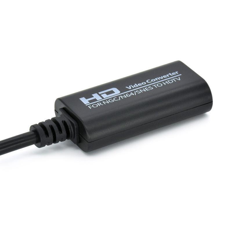 N64 to HDMI-Compatible Video Converter Adapter Cable Cord for TV DVD Plug & Play