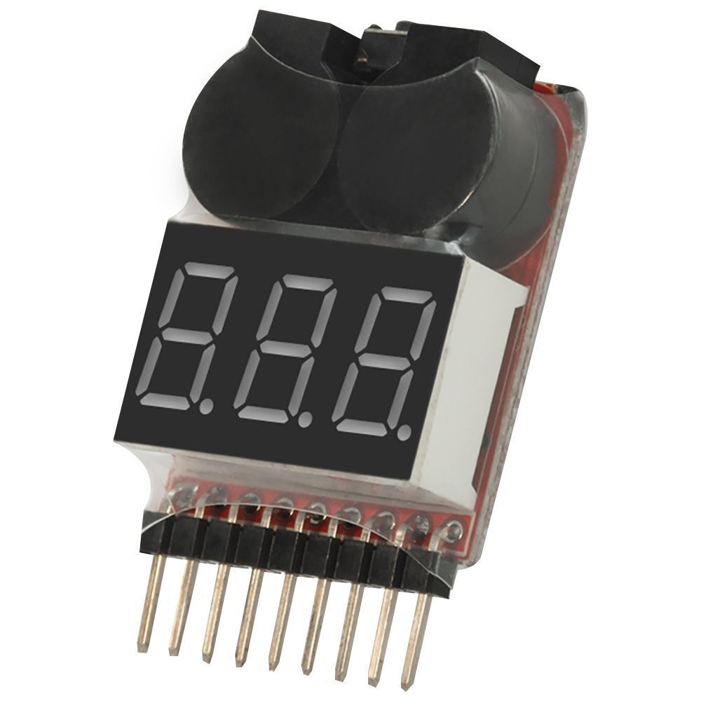 Meter Tester Battery Low RC Voltage Display Lipo Battery Monitor Alarm Buzzer