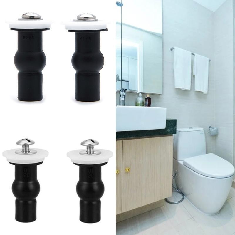 2 Pcs Universal Toilet Lid Screw Toilet Seat Connector Nuts Accessories