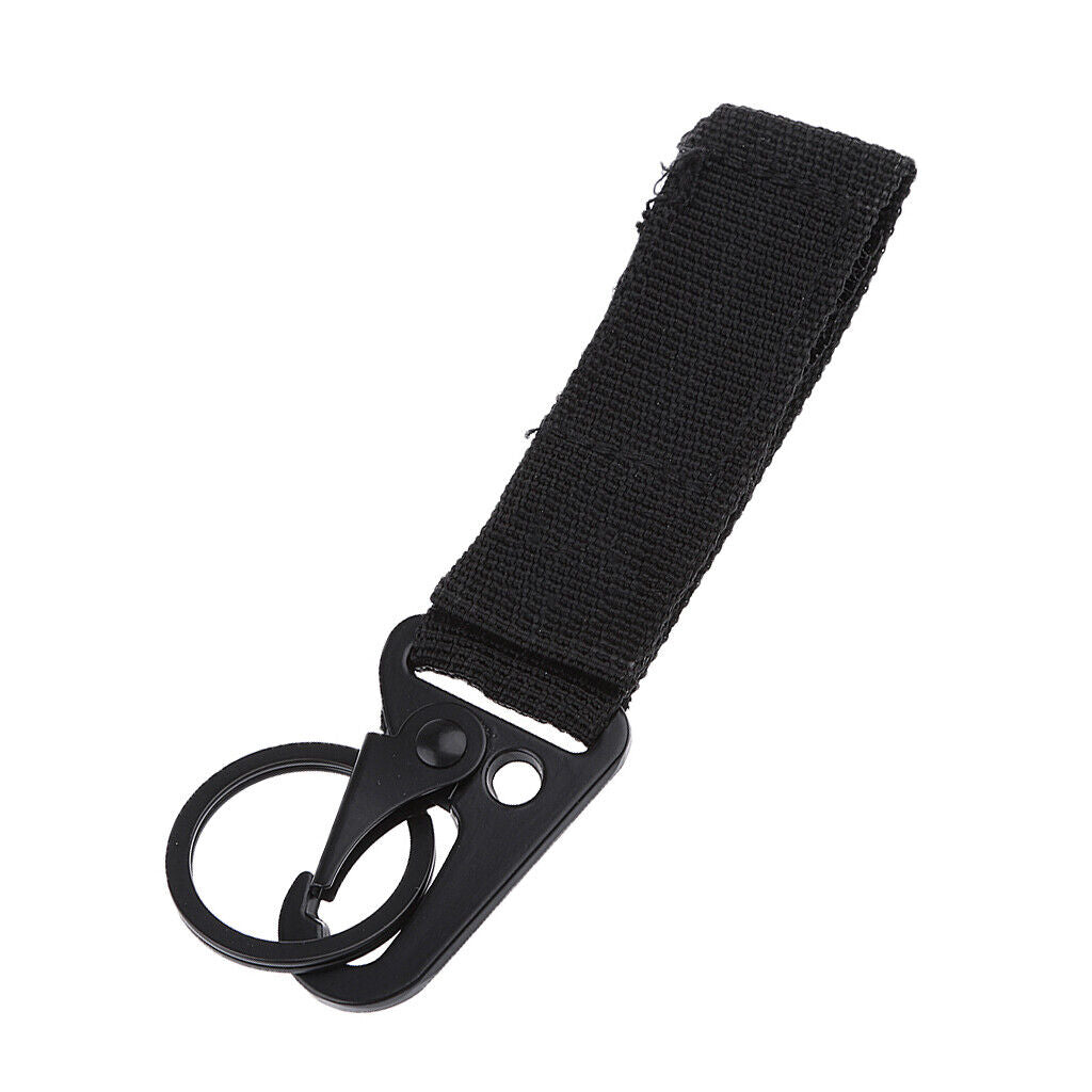 2pcs   Hanging Belt Carabiner Clip Hook Webbing Buckle Strap