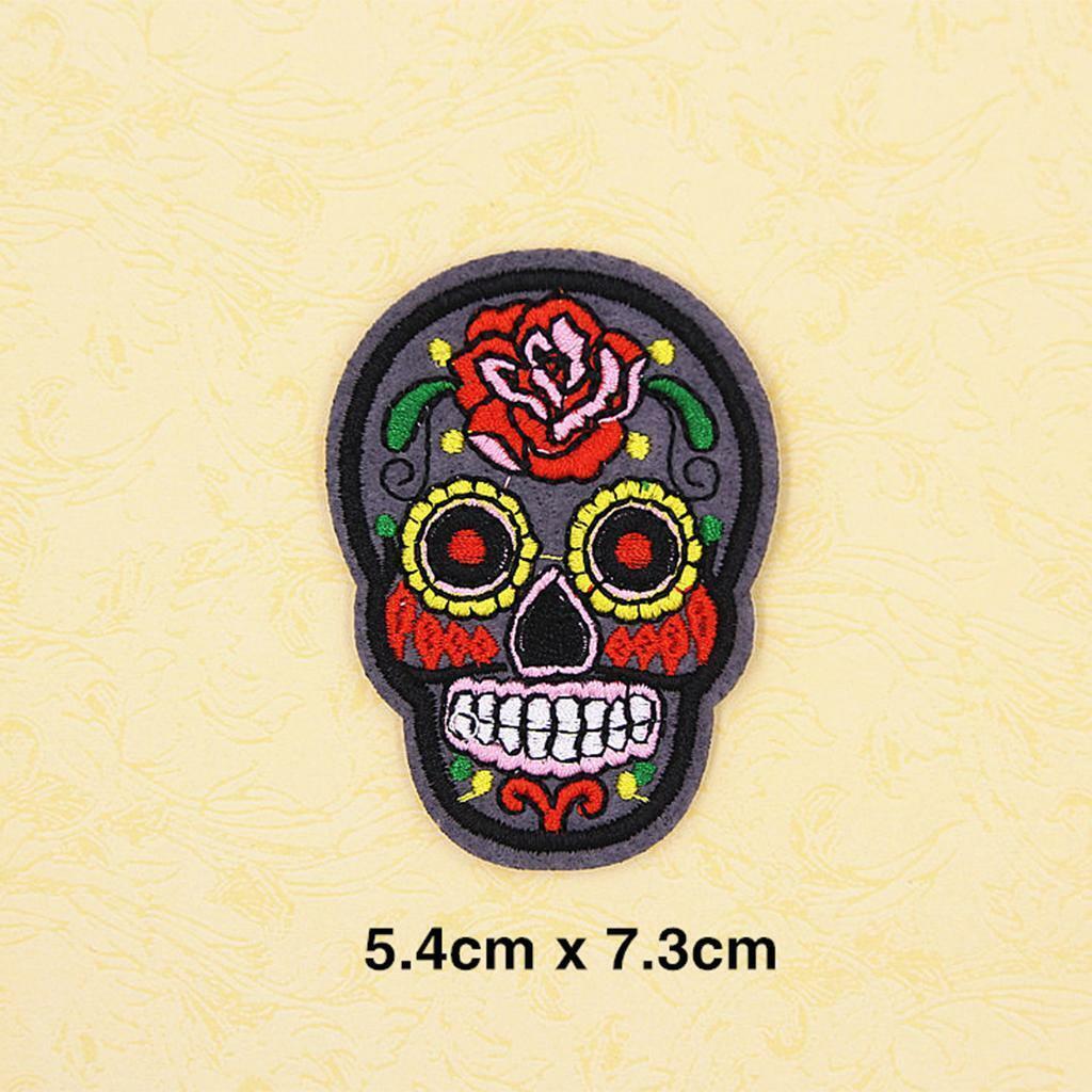 8Pcs Fancy Sugar Floral &  Embroidery Applique Patch Sew  Badge