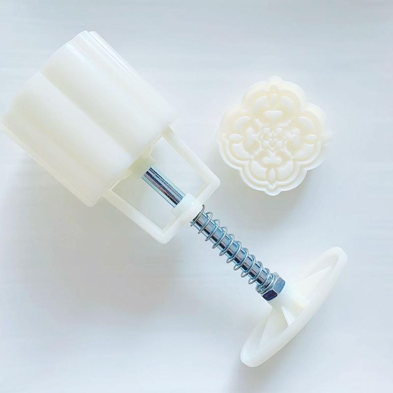 Hand Pressure Moon Cake Mold Pastry Decoration Tool Mooncake Maker 50g Durable