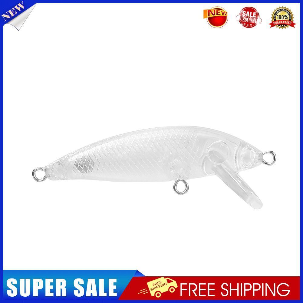 5.5cm 3.5g Plastic Transparent Blank Fishing Lure Hard Baits without Hook