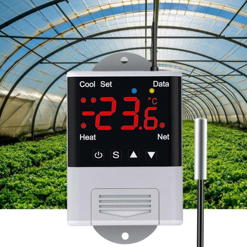 110V-230VAC 10A WIFI Digital Thermostat Remote Control Aquarium Incubator