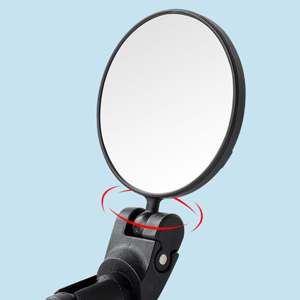 Foldable Bicycle Handlebar Convex Reflector MTB Road Bike Rearview Mirror