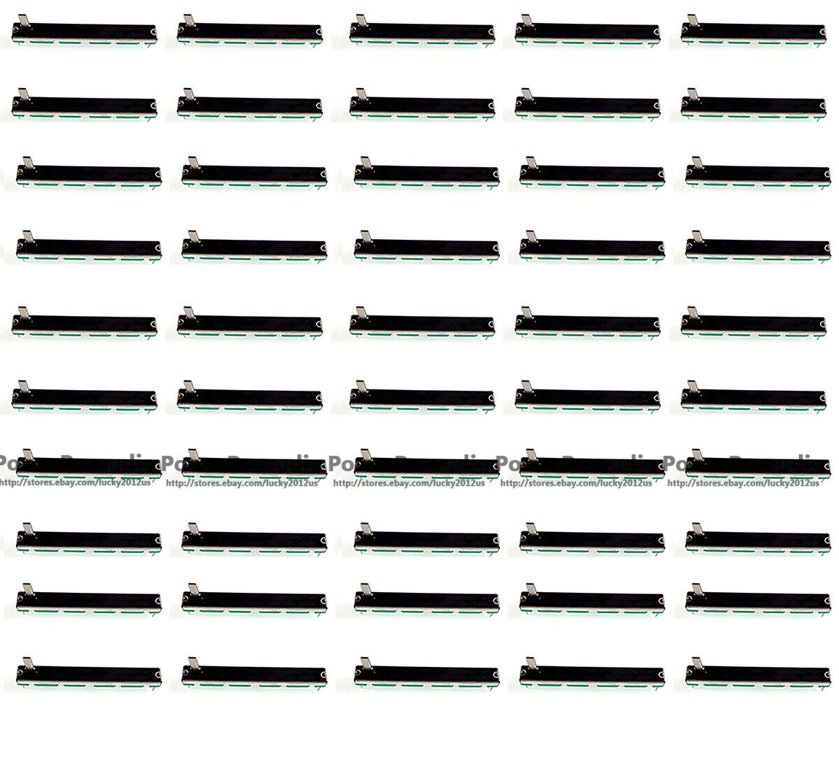 50PCS 2-channel double A10K For Behringer Soundcraft mixer fader 7.5 CM A103