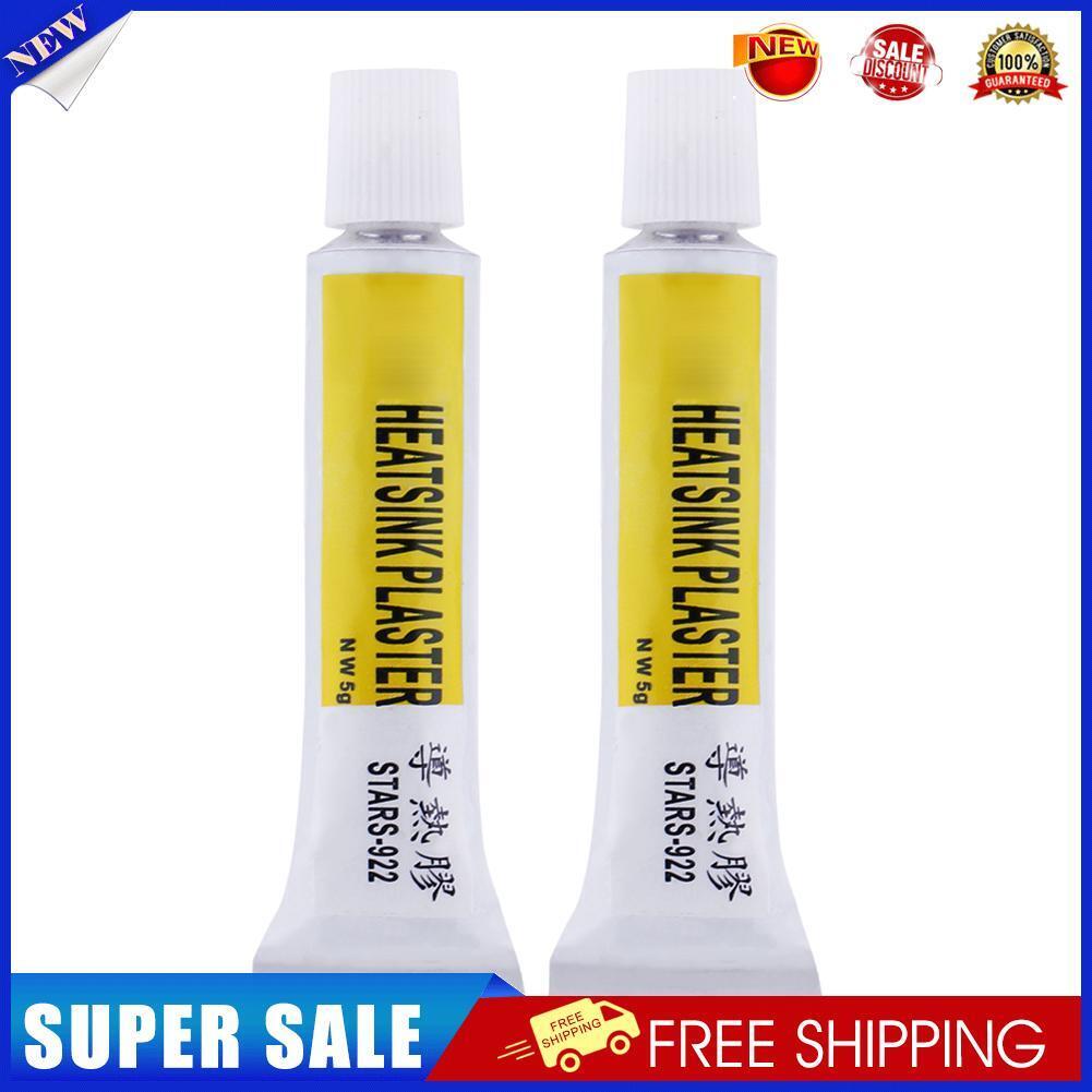 2pcs STARS-922 Heatsink Plaster Thermal Silicone Adhesive Cooling Paste