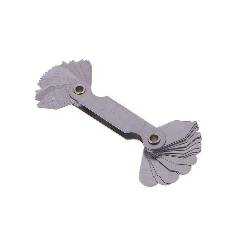 Fillet Gauge Radius Gauge Stainless Steel Radius Gauge Measuring Tool 1-6.5mm