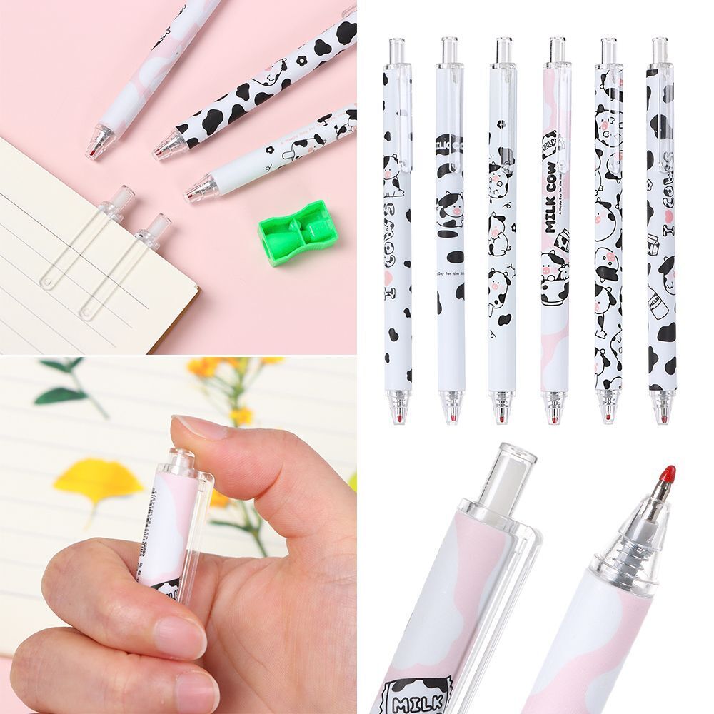 Writing Pen Cute I love Milk Office School Stationery Cows Pattern Gel Pen