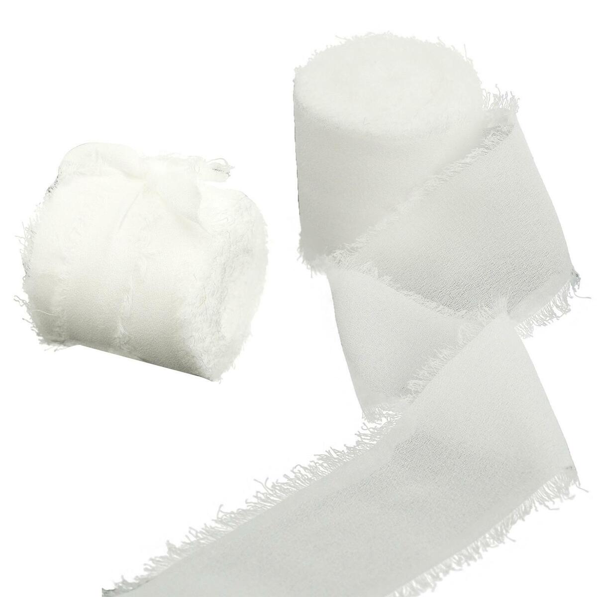 Chiffon Fringe Ribbon Gift Gadget Handmade Polyester Wrapping Ribbon