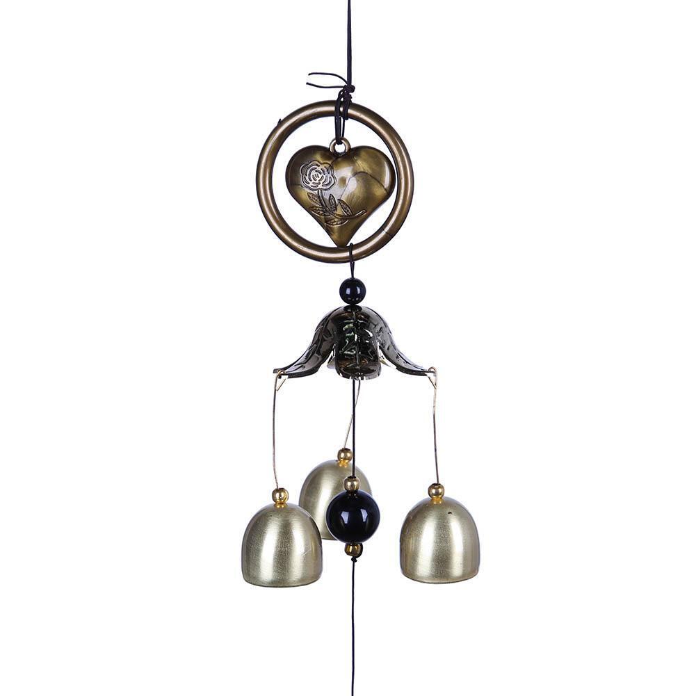 Metal Bell Wind Chimes Ornaments Creative Copper Hanging Decor Gift