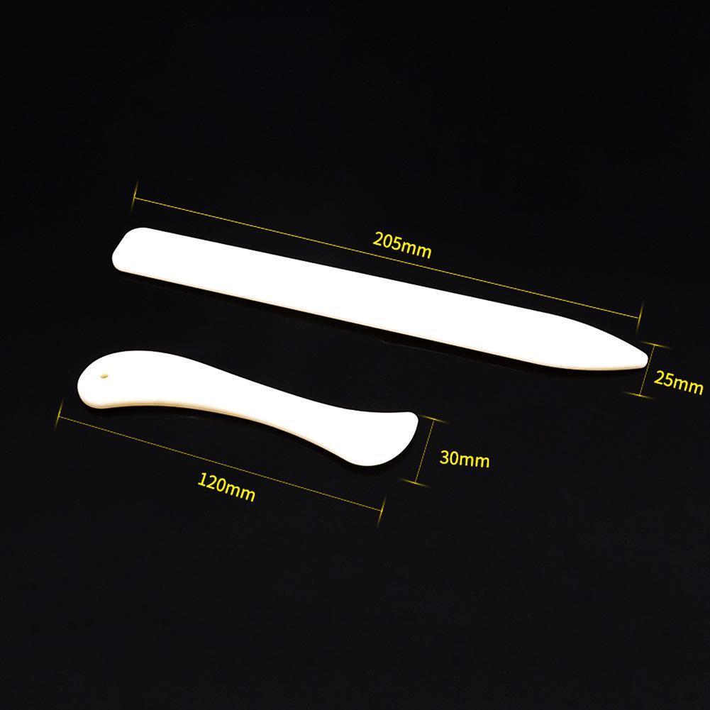 2pcs DIY Handmade Leather Craft Edge Trimming Tools for Working Cutting