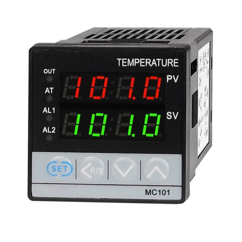 2in1 Relay + SSR Output PID Thermostat ?/? 85~265VAC for Universal Inout K Pt100