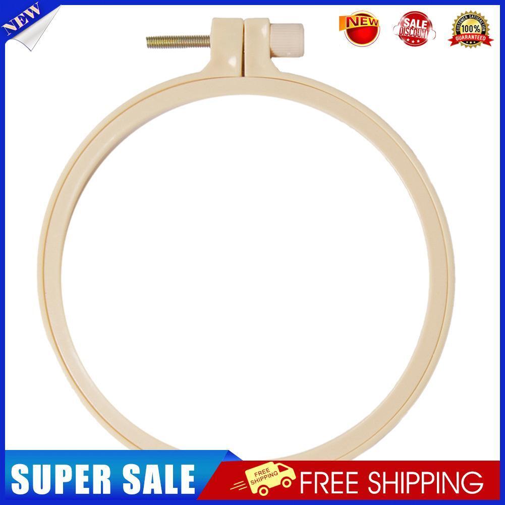 12.5cm Plastic Frame Embroidery Hoop Ring DIY Cross Stitch Sewing Circle