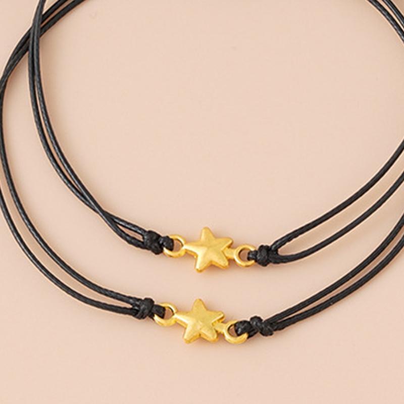 Women Girls Star Friendship Bracelets Dainty Jewelry Gift for Friends Couples