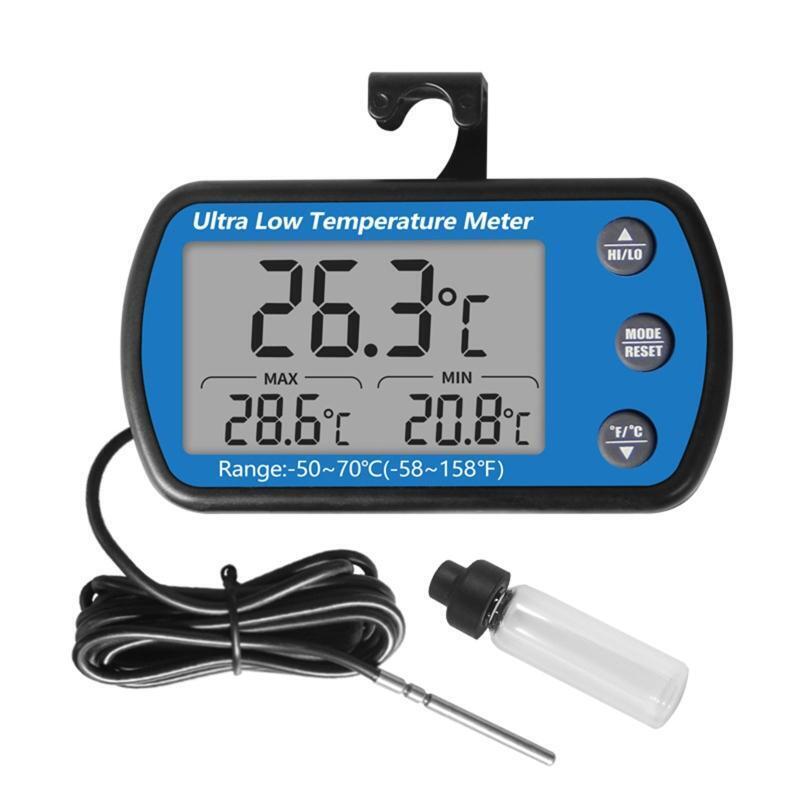 Waterproof Refrigerator Fridge Thermometer Digital Freezer Room Thermometer