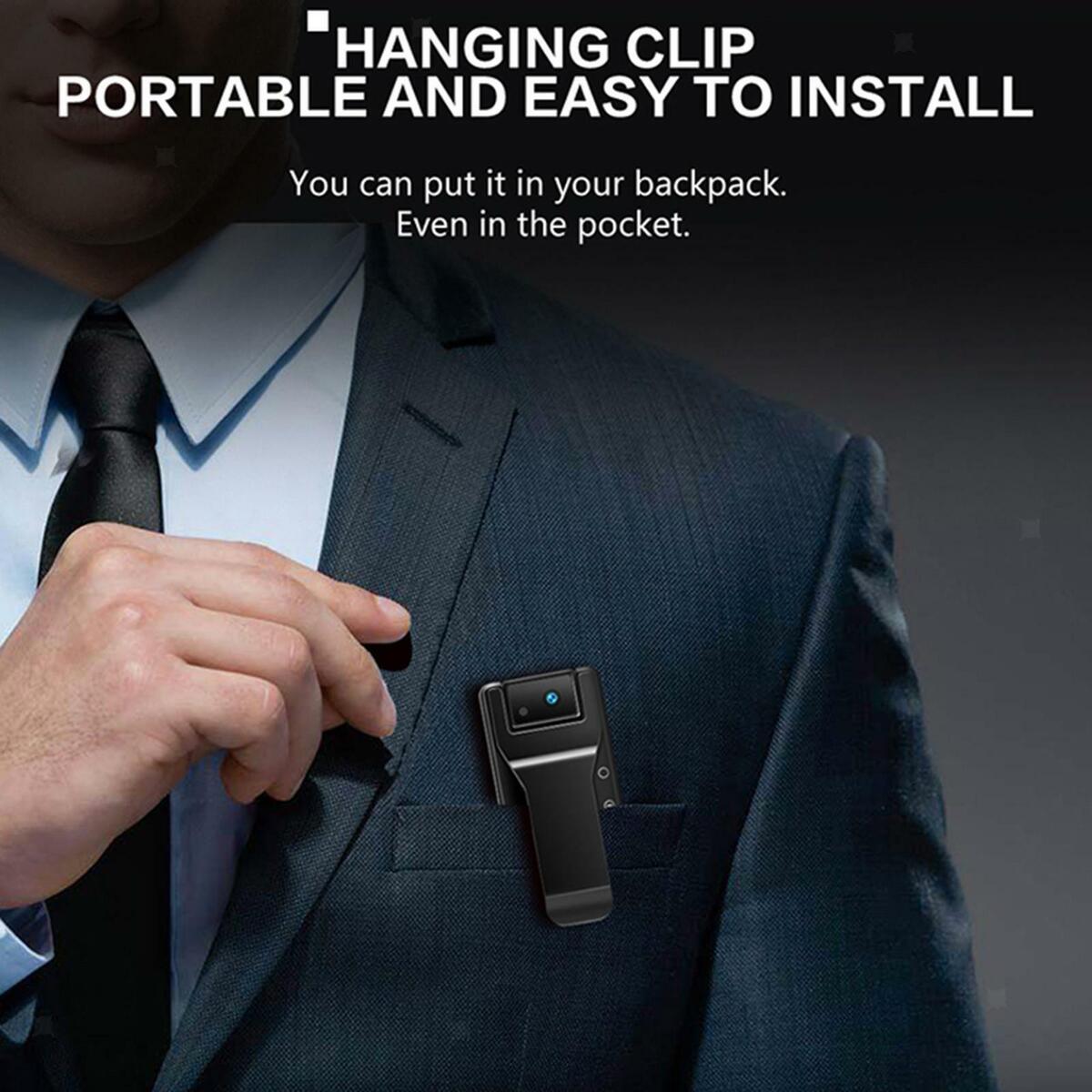 H.265 Camcorder  1080P TF Card Support IR Pocket Camera for Meeting