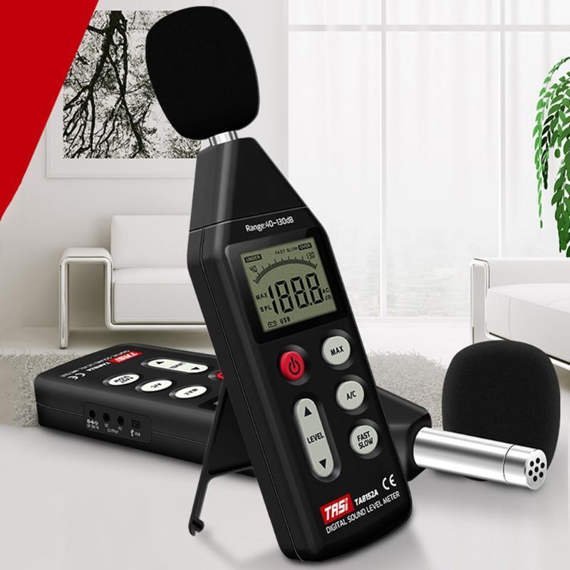 TA8152A Noise Measuring Meter 40~130dB Audio Sound Level Meter Decibel Monitor