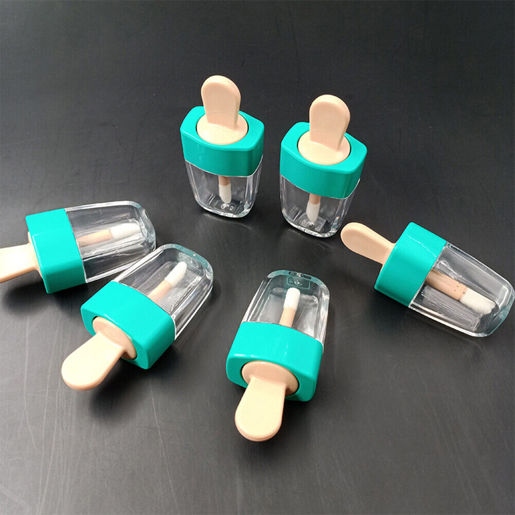 12pcs 8ml Empty Mini Lip Gloss Balm Tube Clear DIY Lipstick Glaze Container