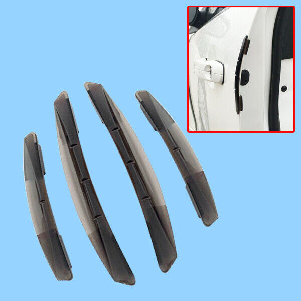 4pcs/Set Brown Rubber Car Door Edge Anti-collision Guard Bar Protector