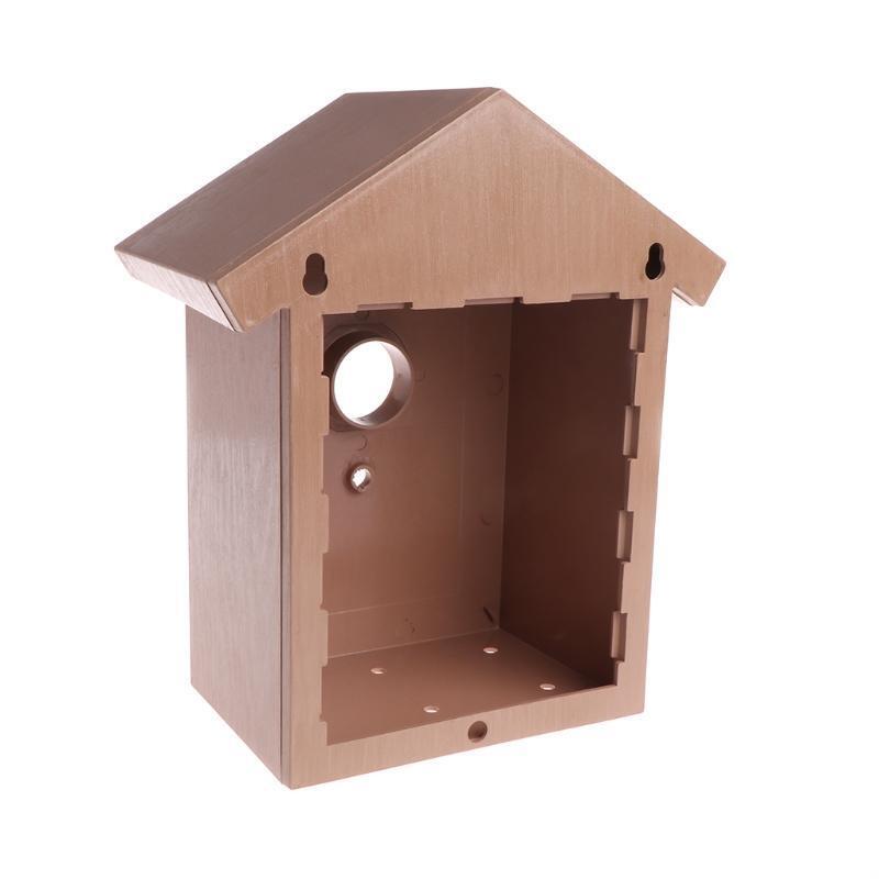 Bird House Swallow DIY Nest Home Decoration Outdoor Breeding Cockatiels Box Roof