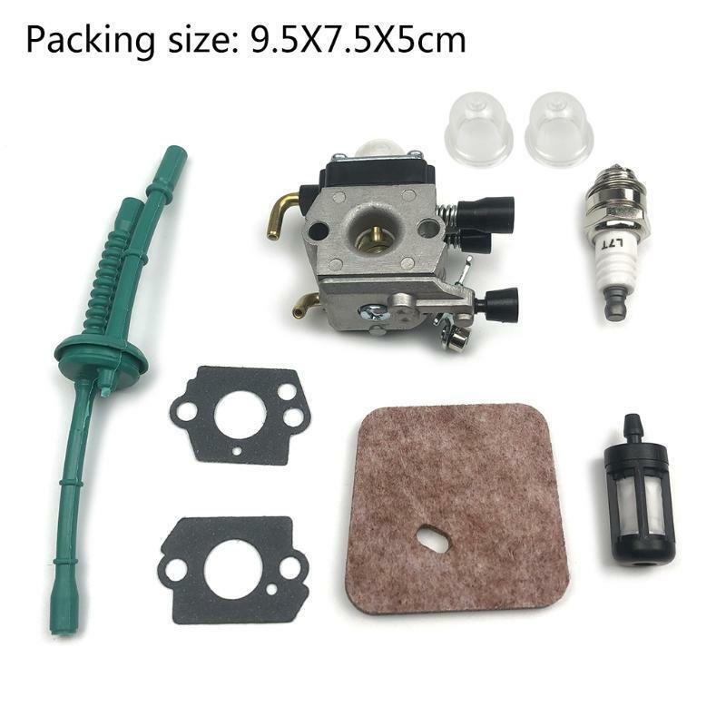 Carburetor Air Filter Fuel Line Spark Plug Kit for FS38 FS45 FS46 FS55 FS55R FS5