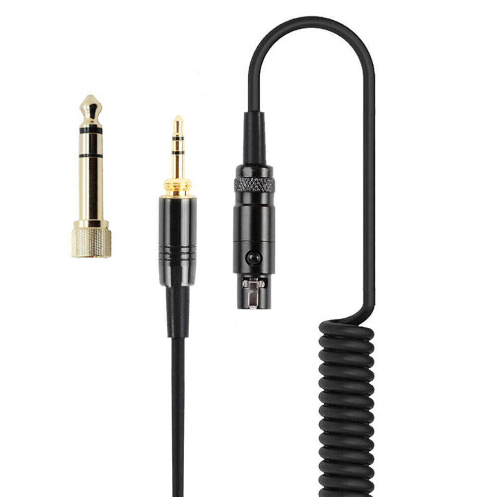 3.5mm Male to Mini Spring Headset Cable for AKG K240 K271 K141 K702 K712