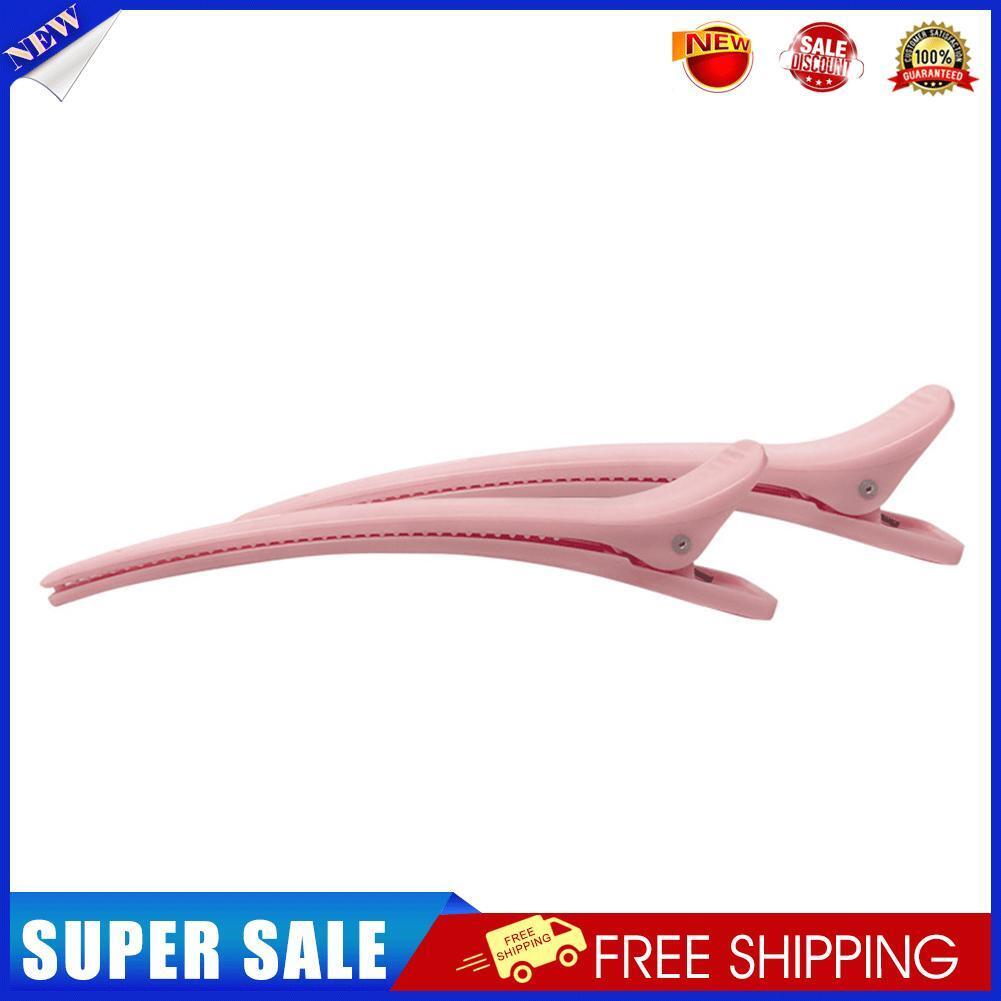 2pcs Plastic Hair Duckbill Clip Perm Dyeing Hairdressing Pin Alligator Clip